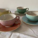 tasses et soucoupes Vintage
