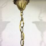 3-light cage chandelier