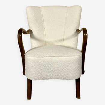 Danish mid-century armchair by Alfred Christensen 1940s - newy reupholstered