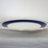 6 white and blue dessert plates, Italy