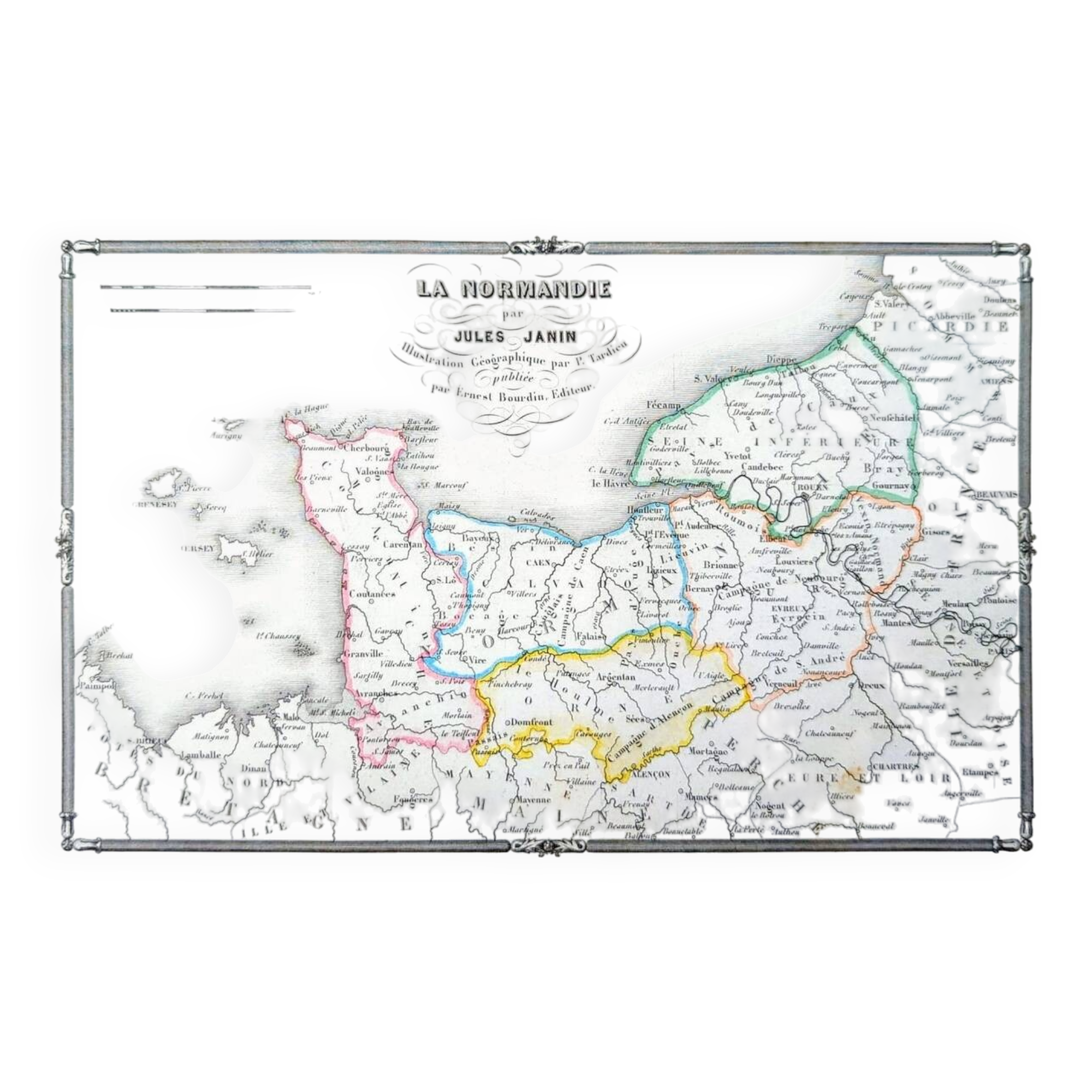 Printed in 1844, La Normandie.
