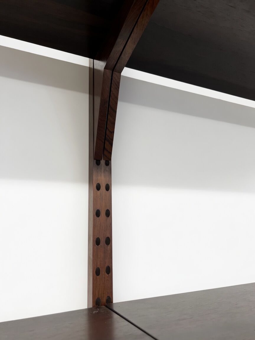 Poul Cadovius Royal System – Rosewood Modular Wall Shelving