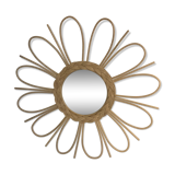 Rattan mirror