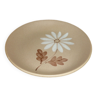 Large Saint Amand stoneware deep dish, Autumn model