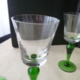 Set of 4 glasses on foot 75 ml for shot