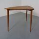 Mid-Century Triangular Teak Side Table, 1960s
