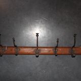 Antique workshop coat rack