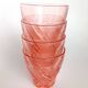Vereco pink water glasses