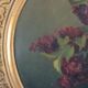 Table in oil bouquet of flowers