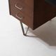 Floating minimalist hairpin desk by Nijkerk, 1950s