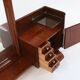 Art Deco Dressing Mirror by De Coene in Walnut Veneer, Belgium 1930s