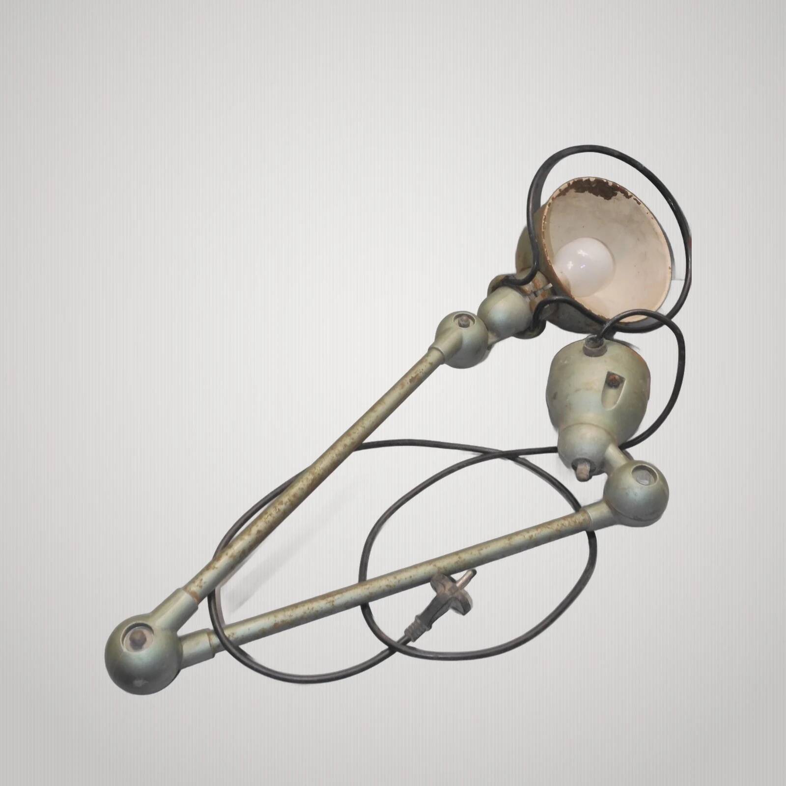 Ancienne lampe jielde 2 bras fonctionne