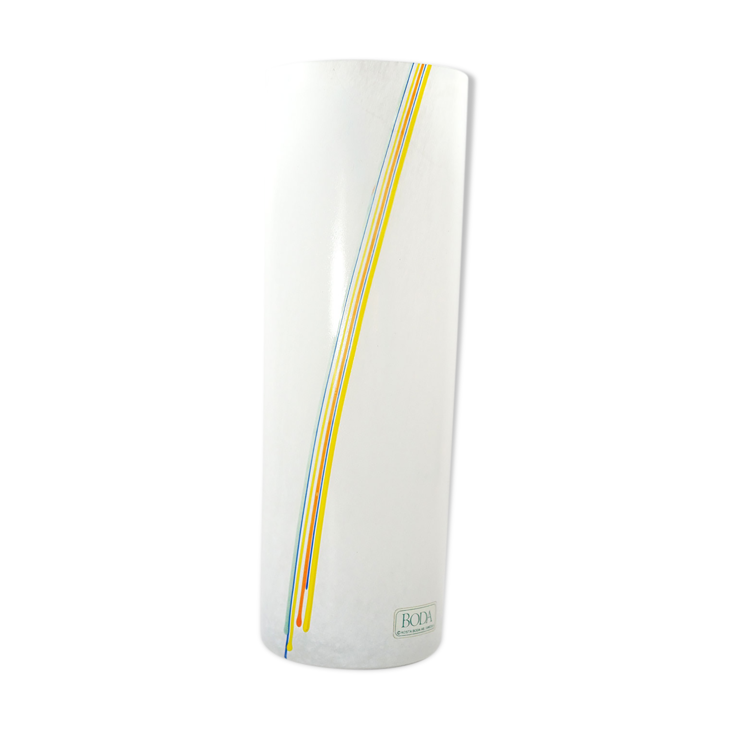 Bertil Vallien for Kosta Boda Vase Rainbow Art Glass