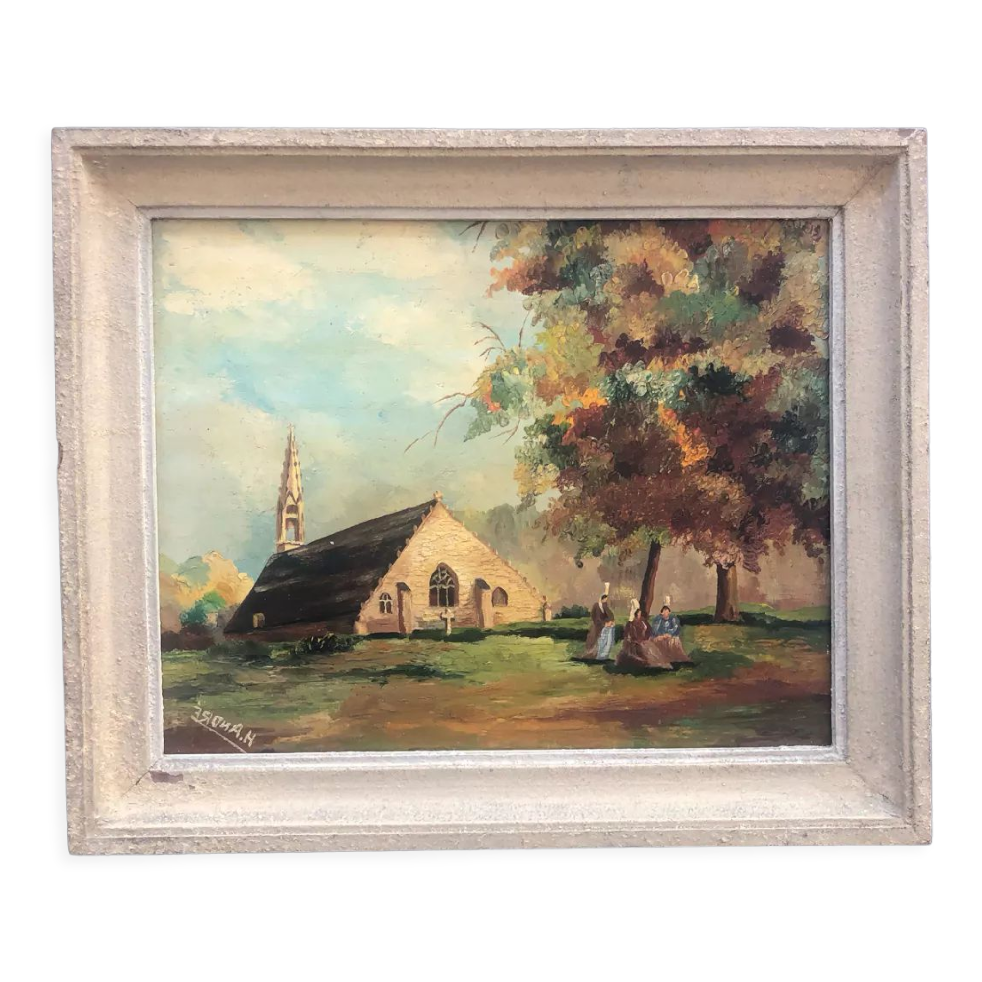 Breton landscape painting