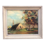 Breton landscape painting