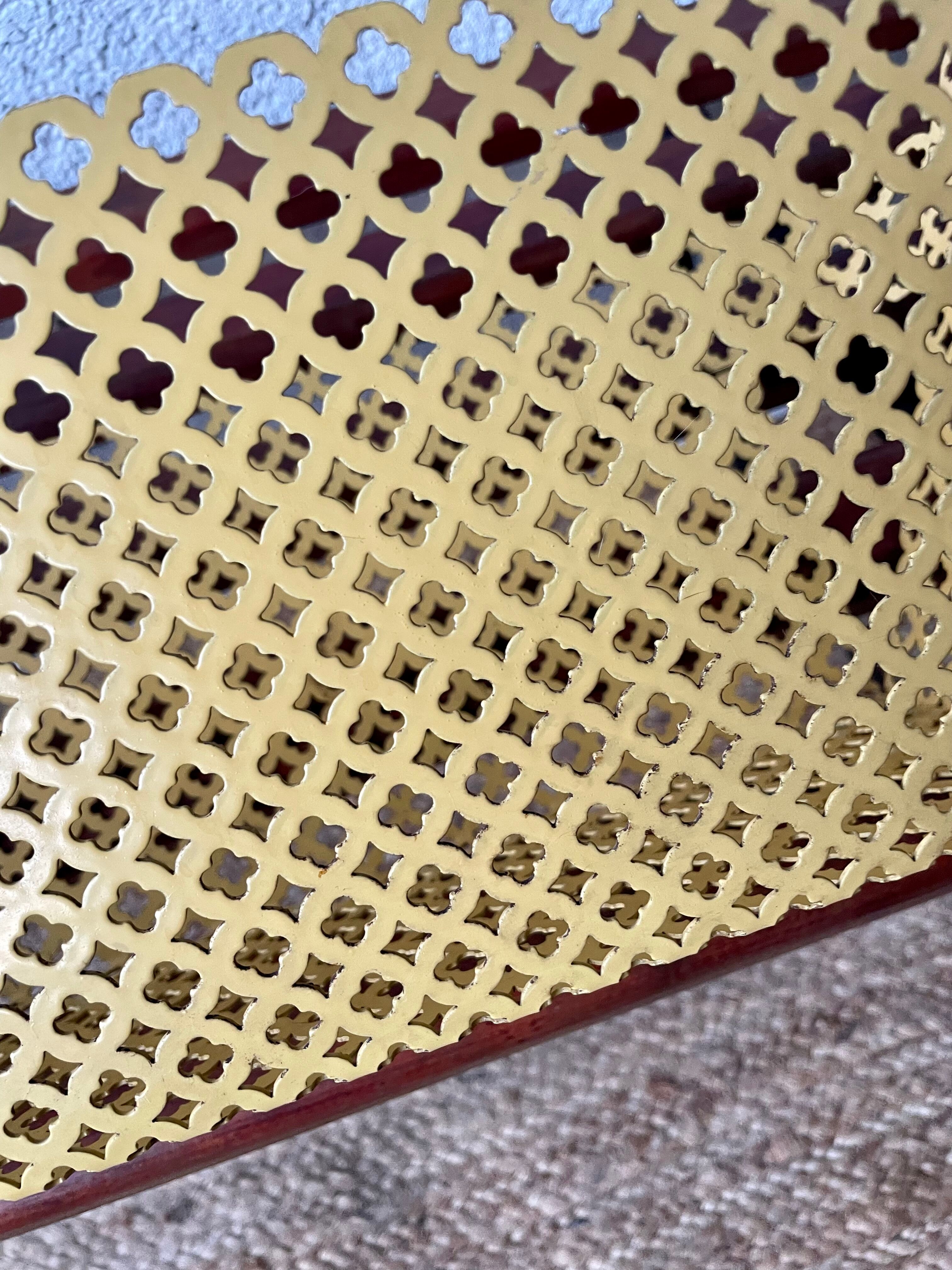 Perforated sheet metal planter