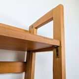Folding bookcase shelf
