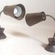 Pair of Armelec industrial articulated lamps from the 1950s