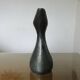 Large Ray Camart vase, Vallauris, free-form in matte black ceramic, 1950