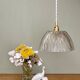 Vintage lamp lamp in molded glass