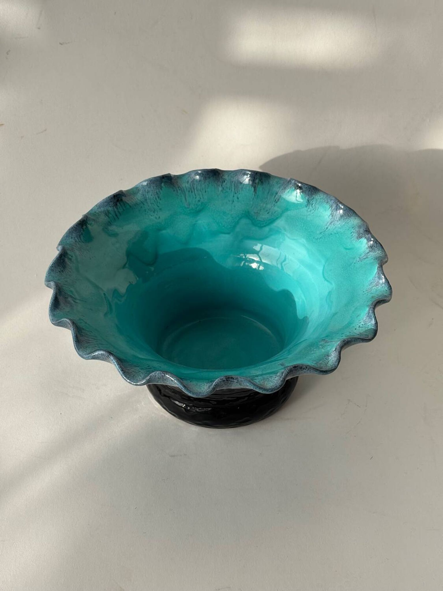 Coupe en céramique émaillée 1960