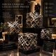 Decorative elements / visual merchandising Burberry – showroom Paris –
