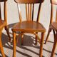 3 Luterma bistro chairs, medium oak finish