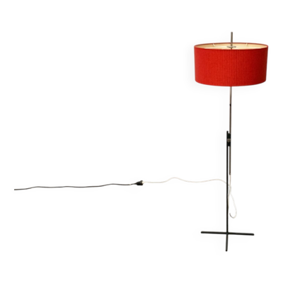Lampadaire minimaliste allemand du milieu du siècle par Kaiser Idell / Kaiser Leuchten, années 1960