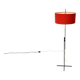 Mid-century German minimalist floor lamp by Kaiser Idell / Kaiser Leuchten, 1960s.
