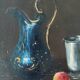 Old Still Life Oil Painting/Golden Frame/19th Century/L.Gervais