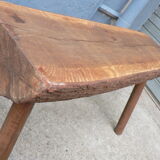 Bench rustic wood farm