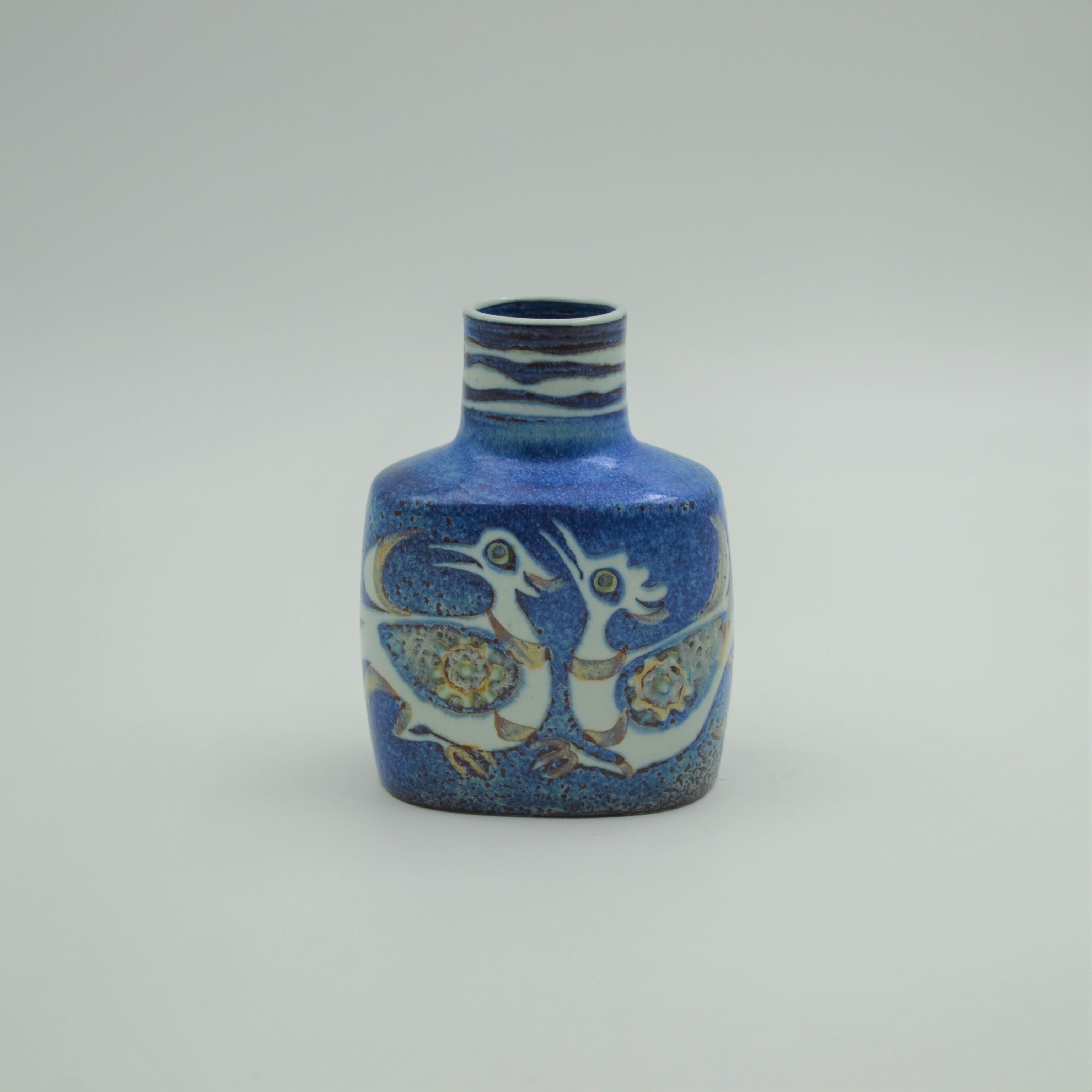 Earthenware vase series Baca by Nils Thorsson for Royal Copenhagen