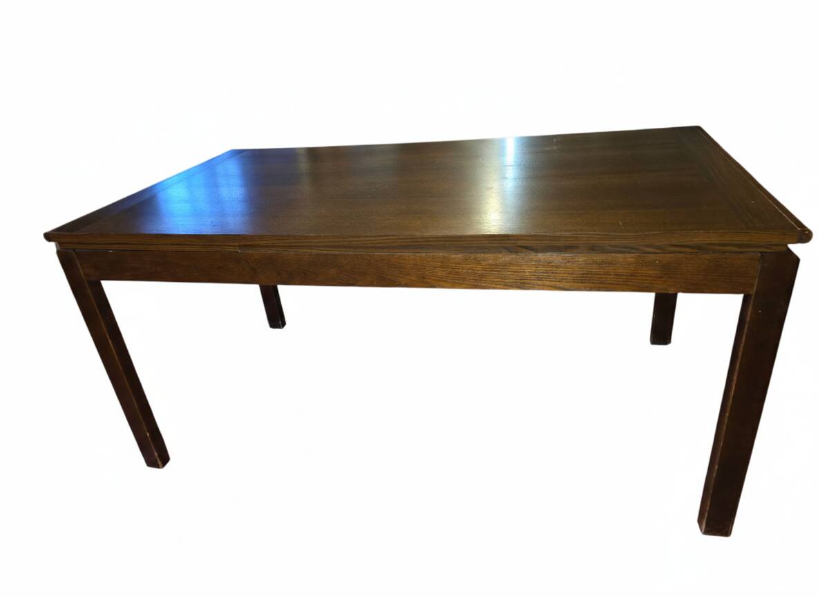 Scandinavian extendable oak table from the 1960s.