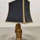 Vintage brass owl lamp Loevsky & Loevsky 1970s