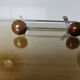 Scandinavian wall-mounted coat rack, wood and chrome-plated metal, 1960s-70s