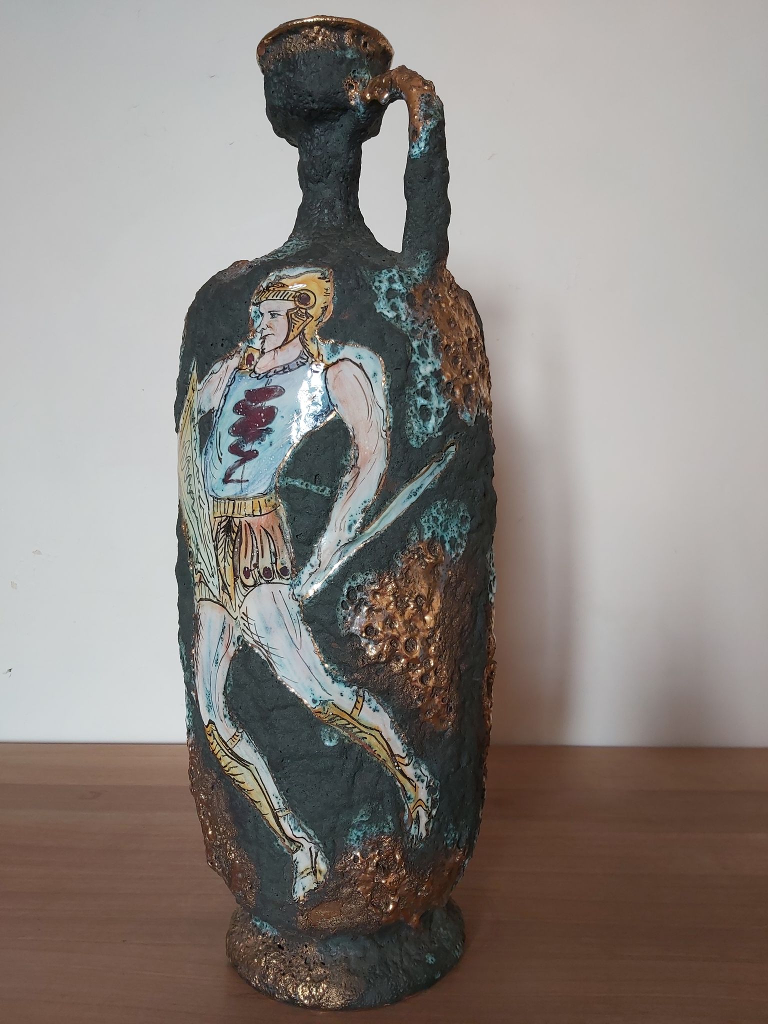 Ceramic vase Italy 50's