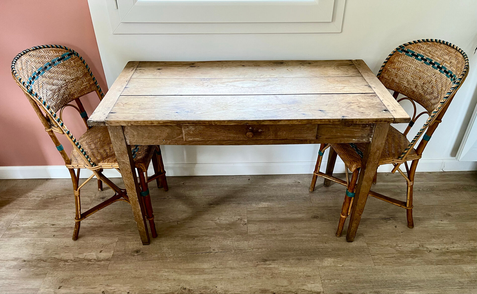Oak farmhouse table