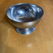 Set of 6 Ice Cream Bowls Style Rémy LETANG Vintage Stainless Steel #E084