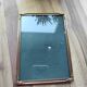 Vintage photo frame in gold and decorated metal