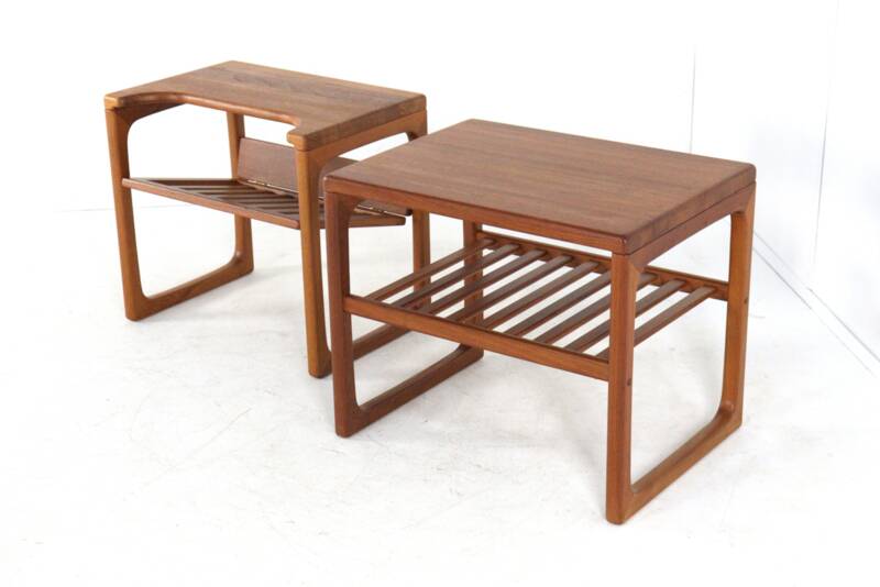Set of 2 side tables / nightstands 'Hylke' - danish design - teak