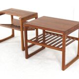 Set of 2 side tables / nightstands 'Hylke' - danish design - teak