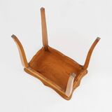 Table d'appoint vintage en chêne 1950