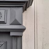 Beveled trumeau mirror