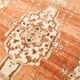 8x12 Terracotta & Brown Vintage Persian Rug, Rugs For Bedroom, 225x353Cm