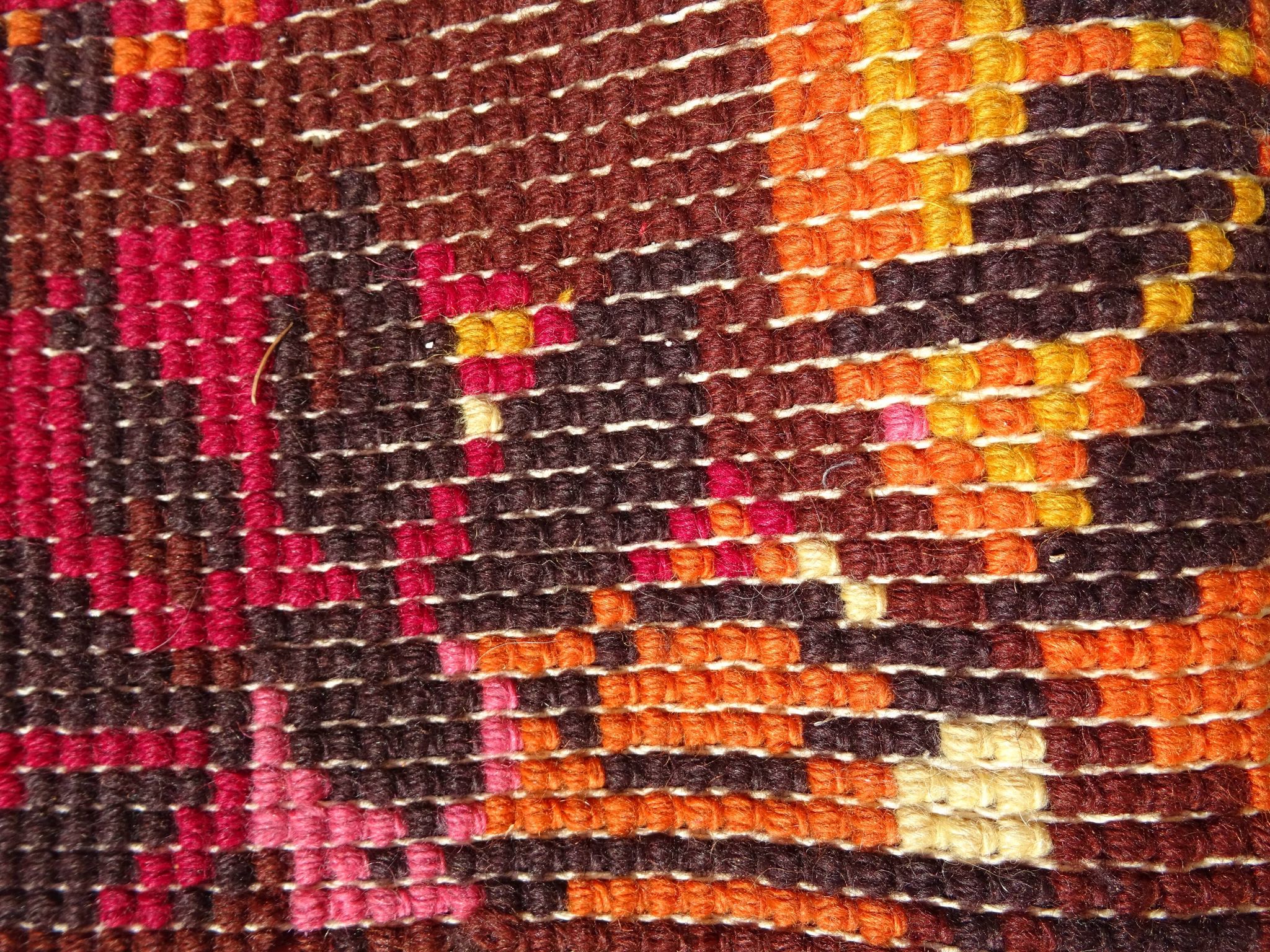 Vintage Wool Carpet Space Age 70s