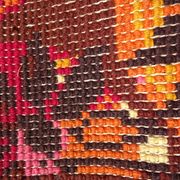 Vintage Wool Carpet Space Age 70s
