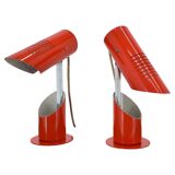 Space Age foldable table lamps from Szarvasi, 1960s