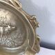 Brass deer-patterned ashtray
