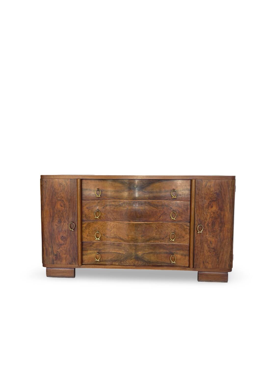 Italian Art deco walnut sideboard