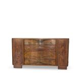 Italian Art deco walnut sideboard